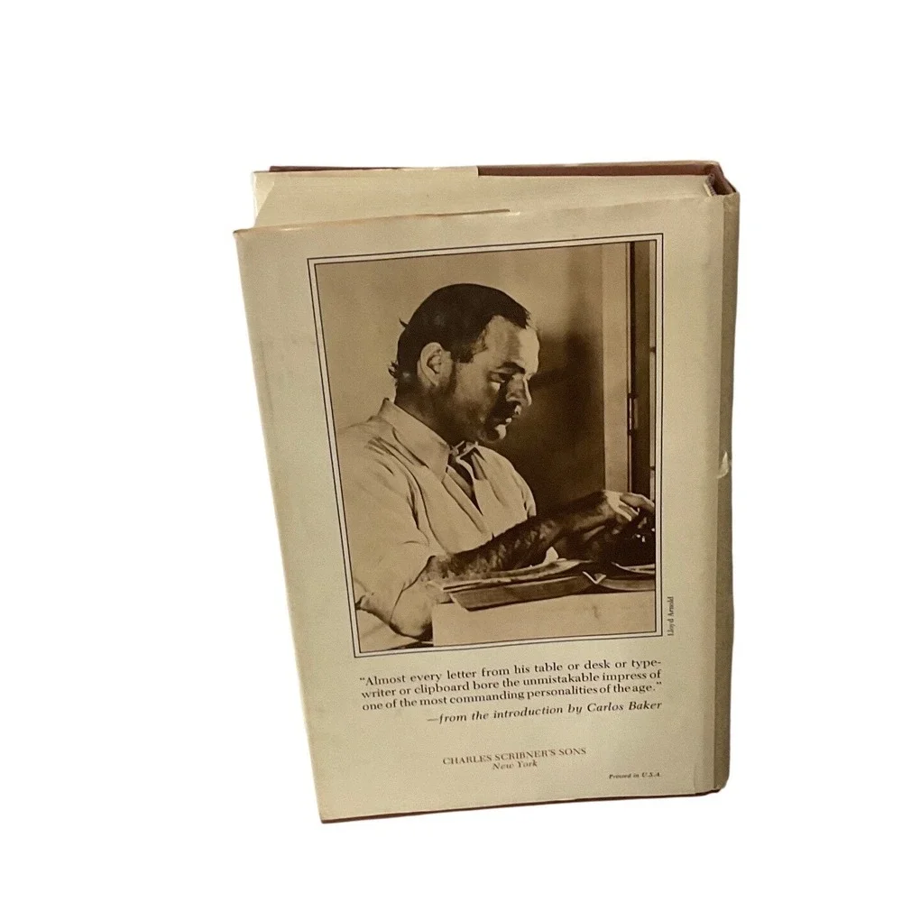 Ernest Hemingway Selected Letters 1917-1961 Book Tan Good Hardcover 1981 Baker
